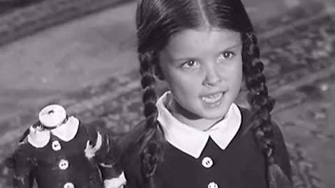 Lisa Loring interpretando a Mi�rcoles Addams en 1964
 