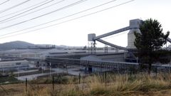 Vista de la fábrica de Alcoa en San Cibrao