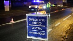 Imagen de archivo de un control de la Guardia Civil