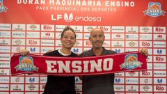 Kristin Williams y Diego Fern�ndez, del Dur�n Maquinaria Ensino
