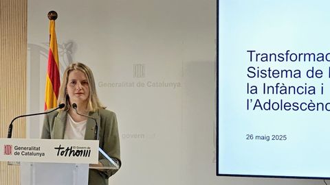 La consejera de Derechos Sociales e Inclusión de la Generalitat de Cataluña, Mònica Martínez Bravo