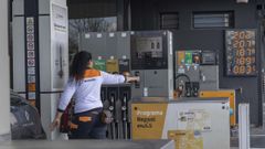 Una gasolinera de Santiago, a finales de marzo del 2026.