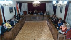 Imagen del pleno extraordinario en O Barco de Valdeorras.