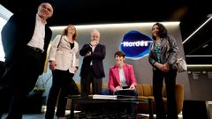 Ana Pont�n, al almuerzo-conferencia en el Nord�s Club Empresarial de A Coru�a