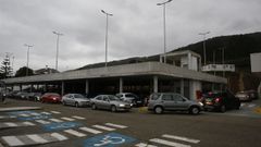 Colas en el Hospital da Mari�a para hacerse los test de covid-19, en una foto del pasado d�a 5