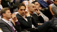 Paco J�mez, junto a Tena y Mosquera en la charla del Comit� de Entrenadores