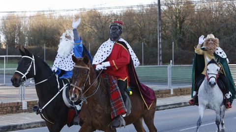 Los Reyes Magos visitaron tambin el colegio de O Corgo.