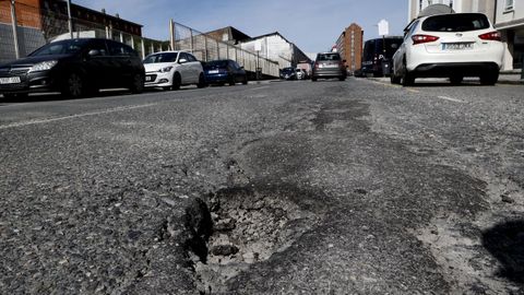 Baches en avenida del Ferrocarill