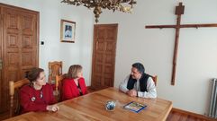 El obispo, Fernando Garca Cadianos, se reuni el martes con representantes del Foro Cidadn polo Ferrocarril.