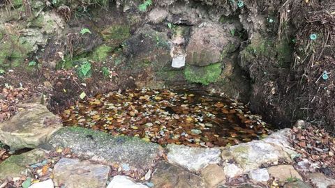 Imagen de la fuente tras el arreglo del Concello