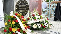 Homenaje a las v�ctimas aliadas de la Segunda Guerra Mundial