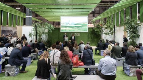 Stand de Asturias en Fitur.