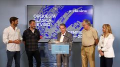Abel Caballero present� la temporada de conciertos de la Orquesta Cl�sica de Vigo