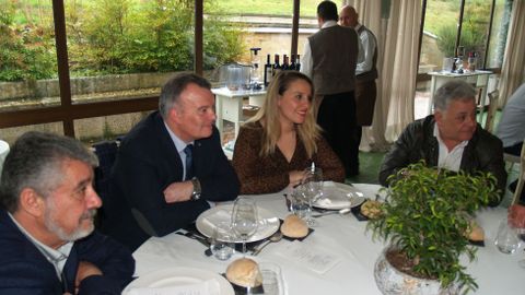De izquierda a derecha, D�maso L�pez, Juan Carlos Armesto, Rosa Arza y Julio �lvarez