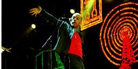 REM, en el concierto que ofreci en Vigo en 1999.