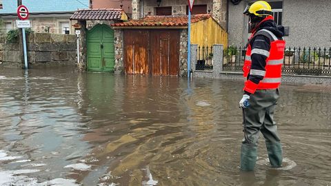 Inundaciones en Terra de Porto en O Grove