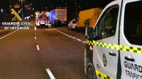 Una imagen del accidente en el que falleci� Germ�n Emanuel Ranca�o Poisa.