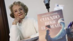 Sof�a D�az Campos, escritora de 92 a�os que acaba de publicar su quinto libro.