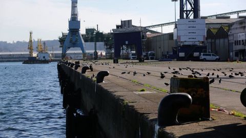 El muelle de San Diego aún tiene actividad industrial.