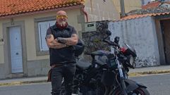 Juan Lojo es el fundador del grupo de moteros Biker?Solitarios.