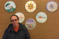 Miguel Docampo expone sus �ltimas obras en el restaurante Nixon. 