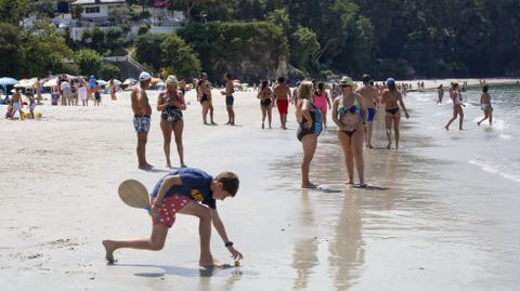 Playa de Lapamán, Bueu