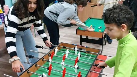 Nuevos equipamientos en el  Aula de Abaixo  de O Pereiro de Aguiar.