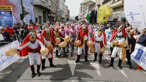 Las pantallas de Xinzo tambi�n fueron las protagonistas en la ceremonia de salida 