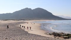 Imagen de archivo de la playa de Area Maior, en Louro.