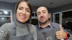 Hugo Pi�eiro, electricista, es uno de los alumnos m�s asiduos de la escuela iCook de Fene