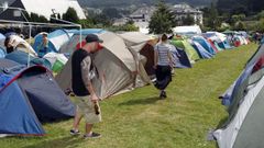 Zona de acampada en Area del Resurrection Fest 2018