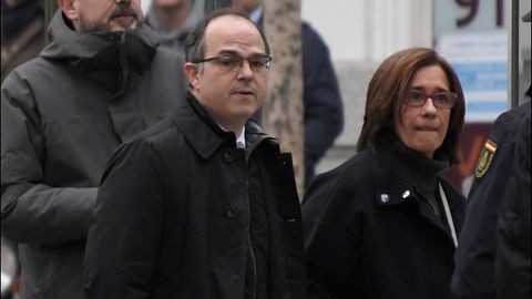 Los l�deres secesionistas llegan al Supremo