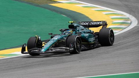 Sesi�n de clasificaci�n del GP de Brasil de F1.Fernando Alonso durante la sesi�n de clasificaci�n del GP de Brasil de F1