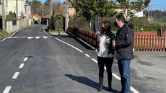 La alcaldesa Mar�a Barral con el concejal de Obras, Diego Fern�ndez