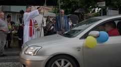 Procesi�n de San Crist�bal en Abanqueiro