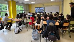 La asociaci�n desarroll� en el IES Monte Carrasco de Cangas una nueva jornada de sensibilizaci�n dentro del programa europeo LIFE Coop Cortaderia.