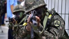 Maniobras militares en Corea del Sur
