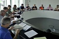 La junta de seguridad de Lal�n se reuni� ayer para preparar As Dores.