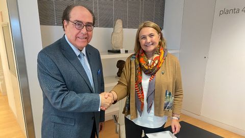 Reuni�n en la que se firm� el convenio entre la�Fundaci�n Robert F. Kennedy Human Rights, la UIE y Afundaci�n