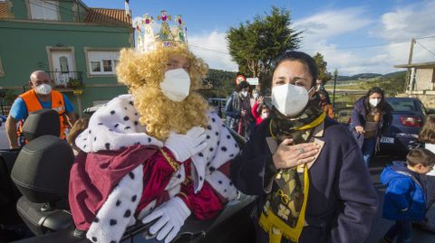 Reyes Magos, en Cee, a su paso por Lires