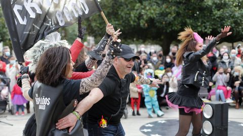 Animacin en el desfile infantil de disfraces