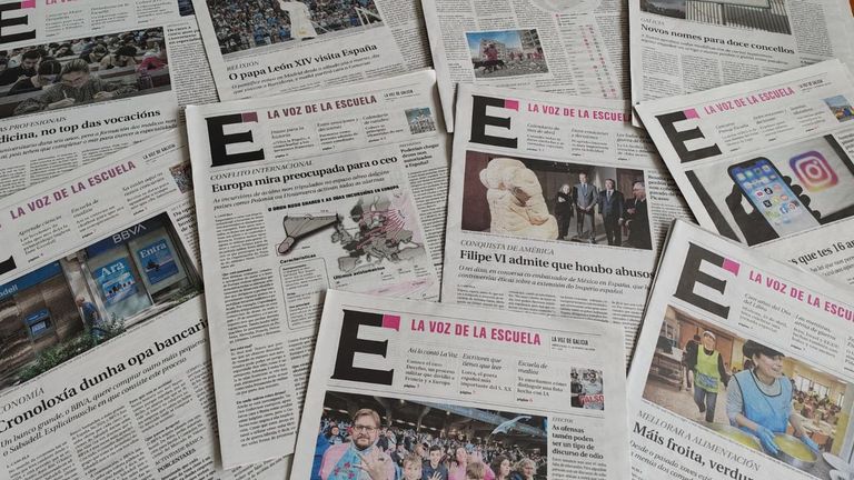 Suplementos de La Voz de la Escuela do pasado curso escolar