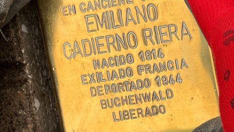 Nuevo stolperstein en Cancienes,