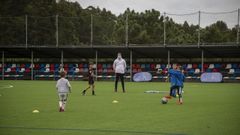 Foto de archivo de un entrenamiento del Cidade de Ribeira