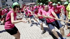 Las pe�as de Boiro toman la calle para demostrar su destreza