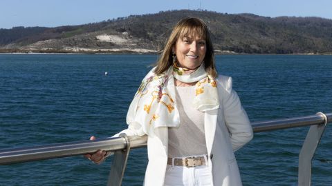 Julia Blanco, presidenta da xunta local da AECC en Cabana