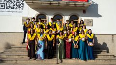 Los estudiantes se despidieron de su etapa de la ESO en el Cruz do Sar de Bergondo.