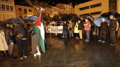 En imagen de archivo, concentracin celebrada en Viveiro en apoyo al pueblo palestino