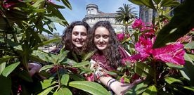 Julia Baena y Elba Garc�a tuvieron que hacer un trabajo de investigaci�n y un proyecto de emprendimiento cada una para la Ruta. 