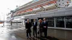 Enrique Losada, Eduardo L�pez-Puertas, Luisa Cid y Luis del Moral